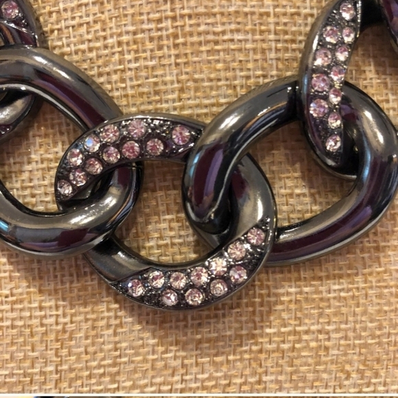 NEW Premier Designs Limited Edition Roxy Necklace Lightweight Gunmetal - Picture 11 of 13